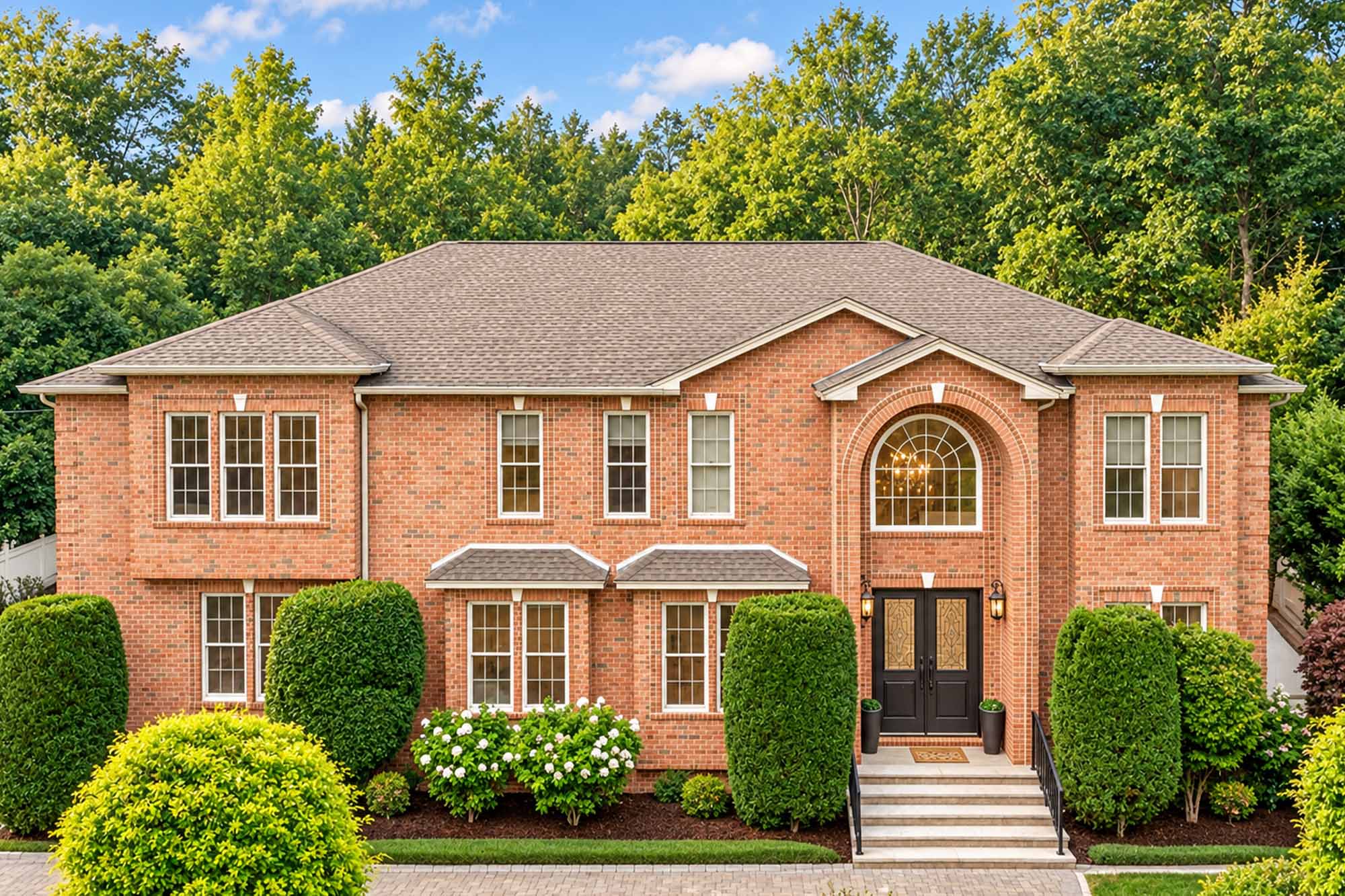 38 Glenwood Ave. Demarest Stately Brick Colonial Estate