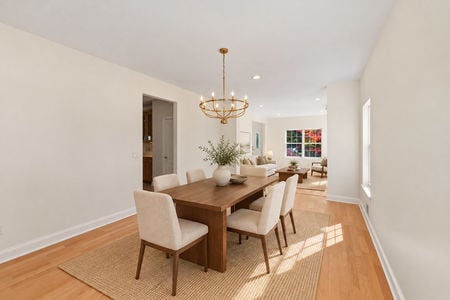 17 dining and living room