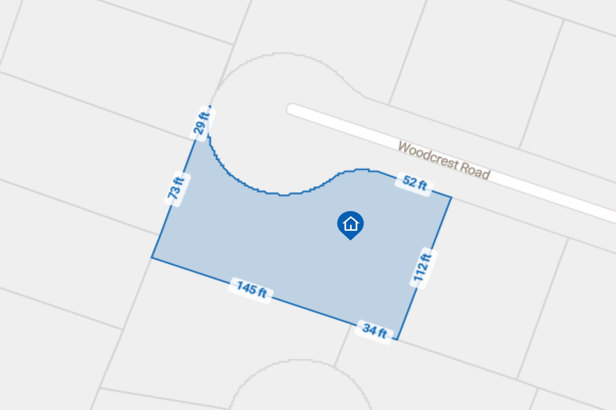 236 Woodcrest Boundaries