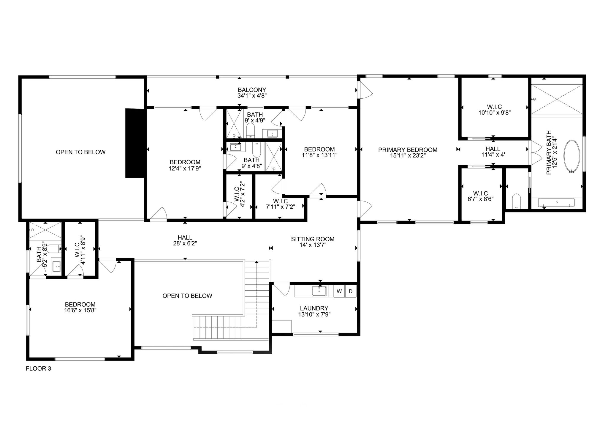 236 Woodcrest Upstairs Floor Plans