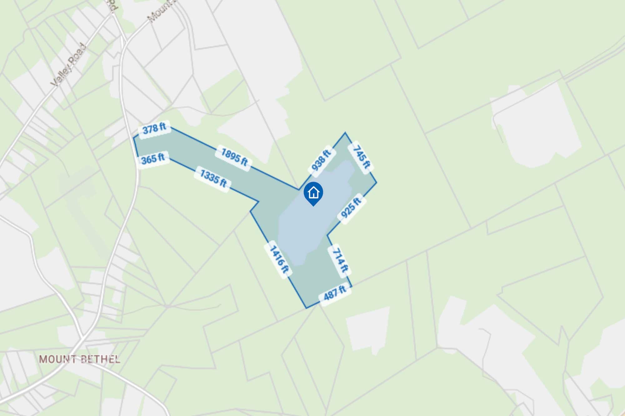 464 Mt Bethel Boundaries