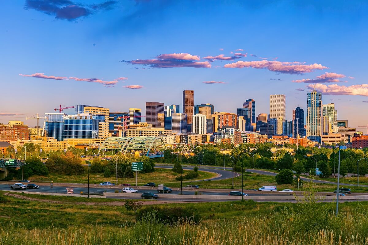 Downtown Denver city skyline