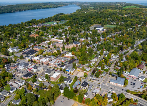 cazenovia new york - Aerial photo of Cazenovia Lake located in Town of Cazenovia, Madison County, New York, September 2024. (large)
