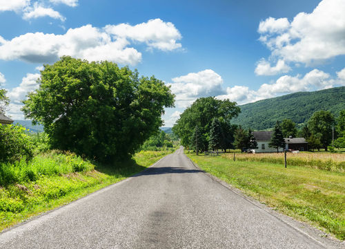 town of lafayette new york - Country road in a valley in Onondaga County, New York (large)