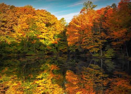Clay - perfectly calm waters in Clay, New York