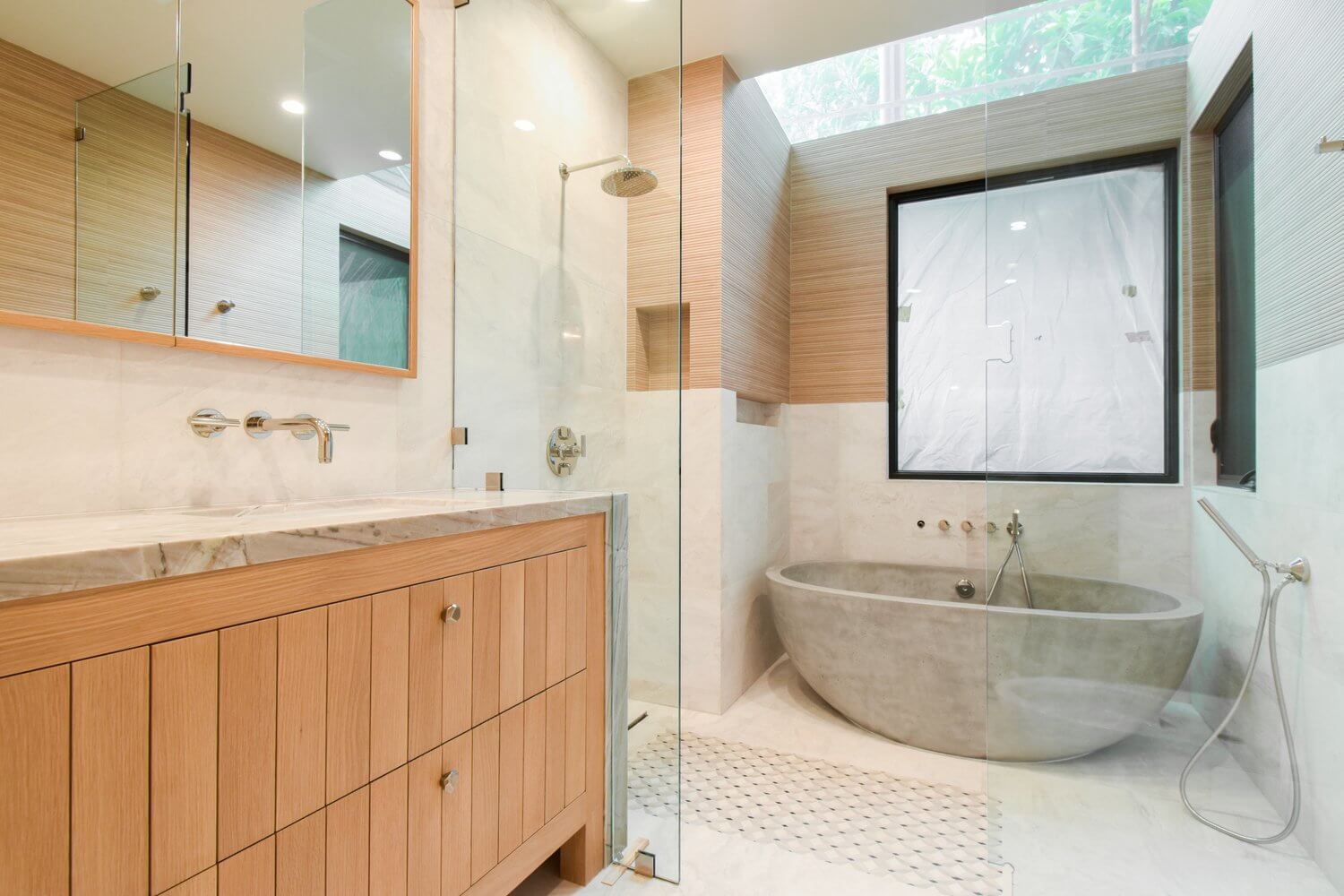 Renovated Modern Bathroom in Rancho Santa Fe home