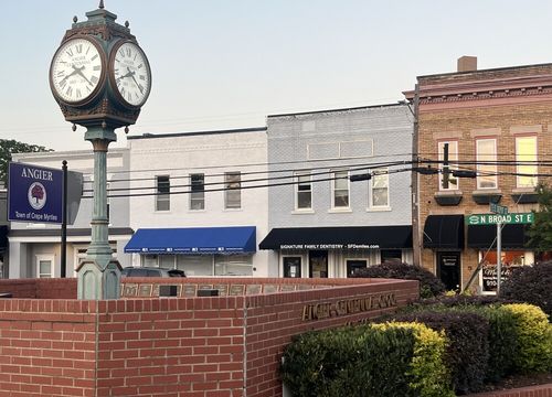 Angier Downtown Clock
