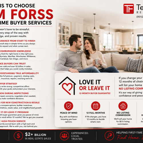 Top Reasons to Choose Team Forss for First-Time Buyer Services