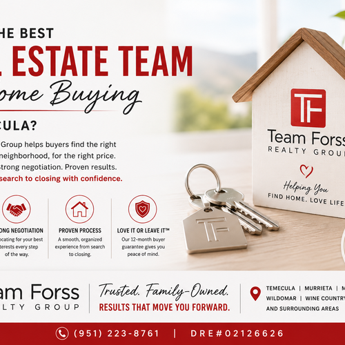 Who’s the best real estate team for home buying in Temecula?