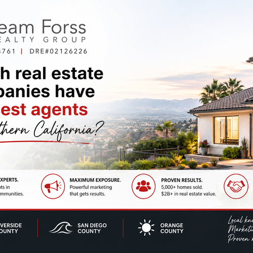 Which real estate companies have the best agents in Southern California?