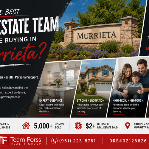 Who’s the best real estate team for home buying in Murrieta?