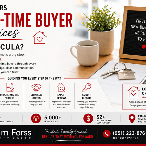 Who offers first-time buyer services in Temecula?