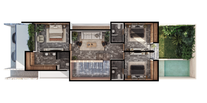 ABELIA - MODELO A - PLANTA ALTA