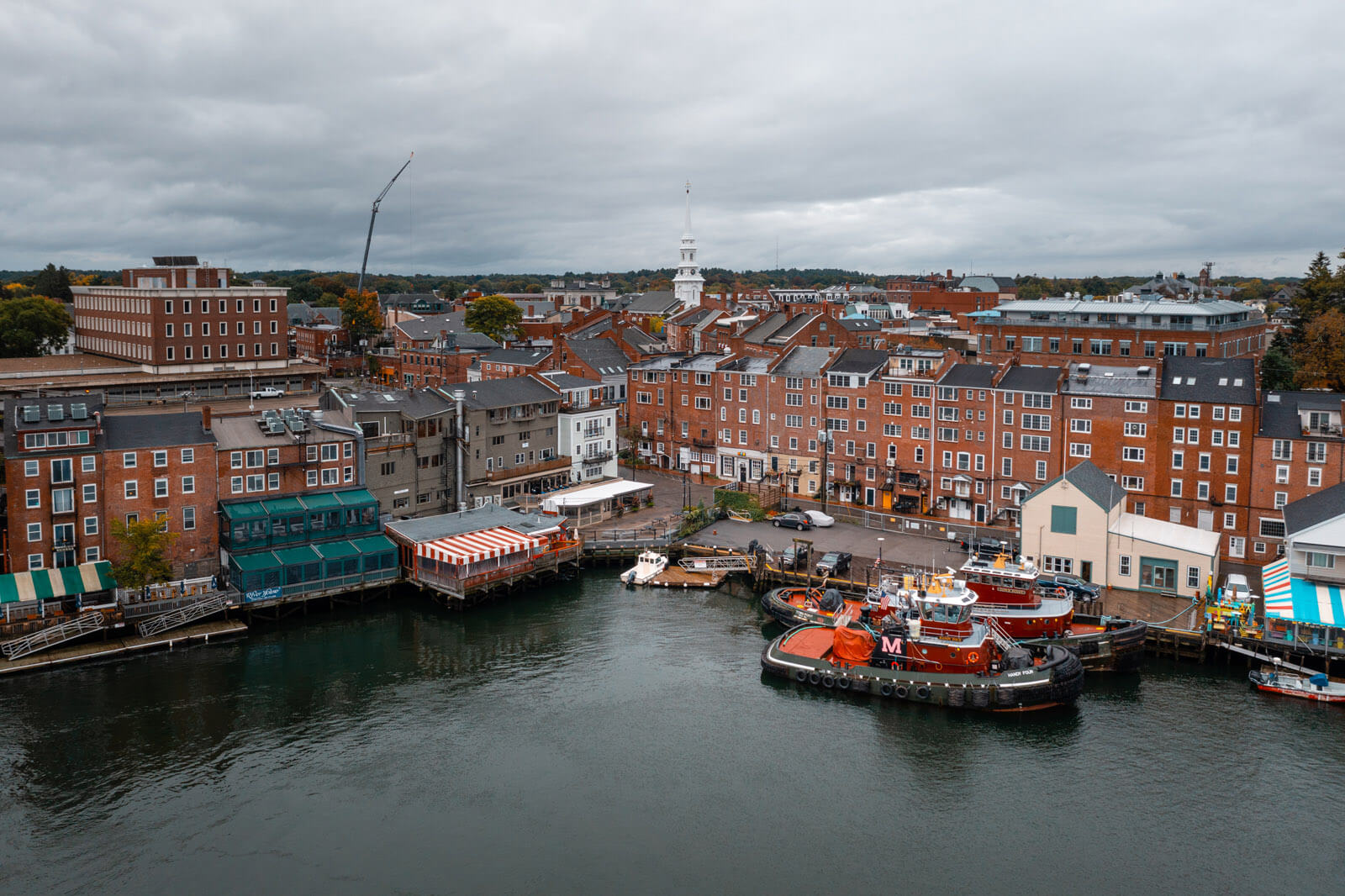 Aerial-view-of-Portsmouth-New-Hampshire-and-its-famous-tugboats-on-the-Piscataqua-River