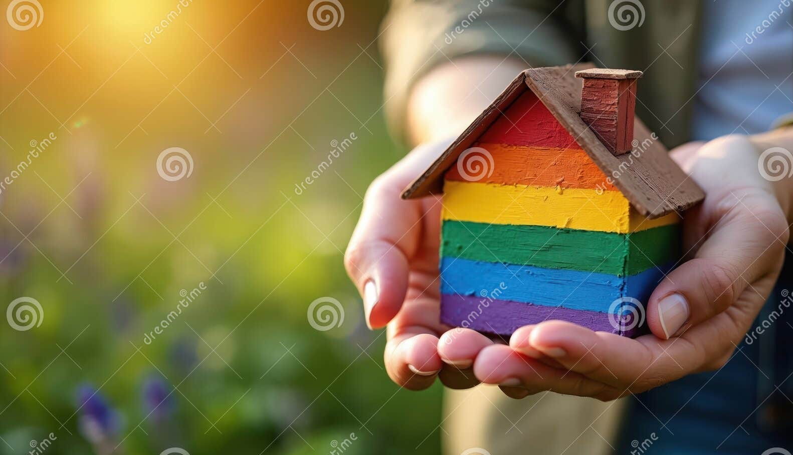 rainbow house