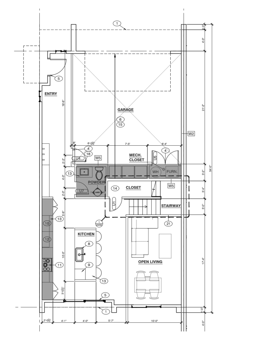 Ebb and Flow main level floor plan