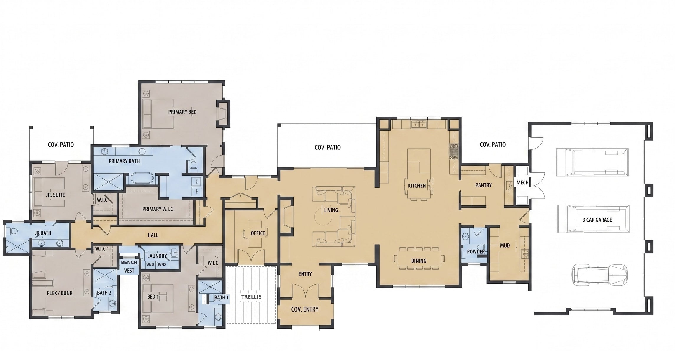 Sage View 11 main floor plan