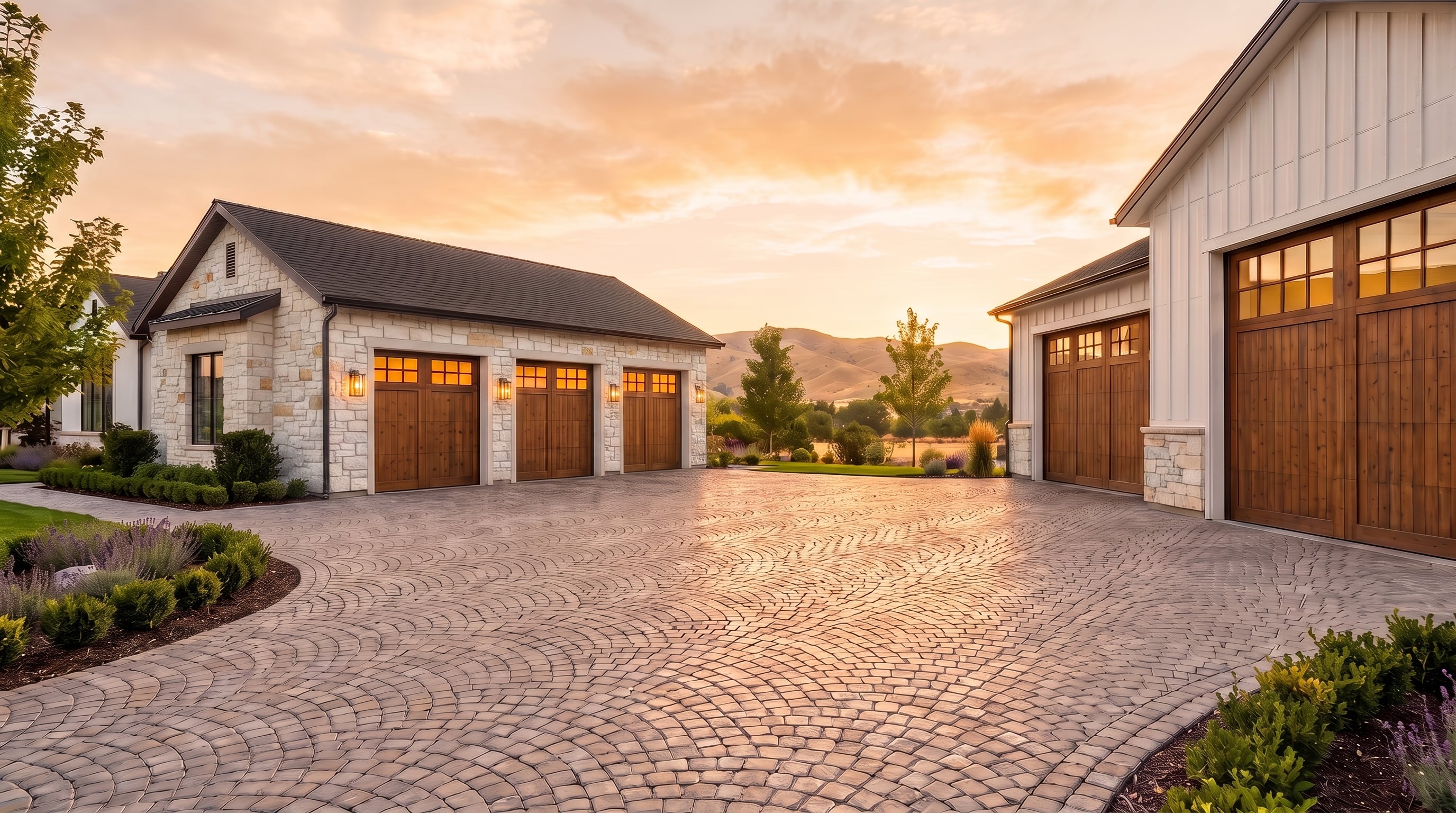 Cobblestone motor court