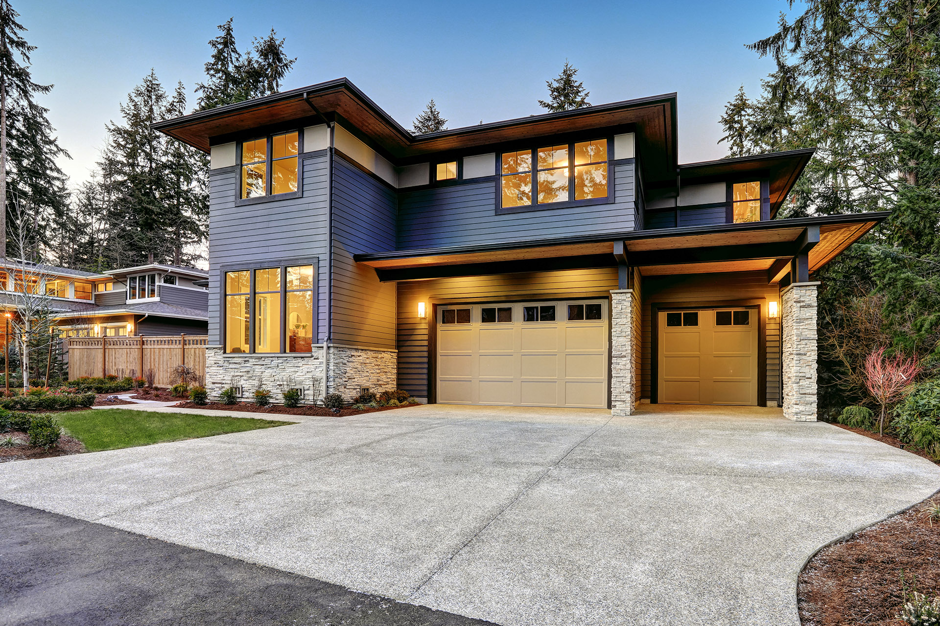 Luxurious,New,Construction,Home,In,Bellevue,,Wa.,Modern,Style,Home
