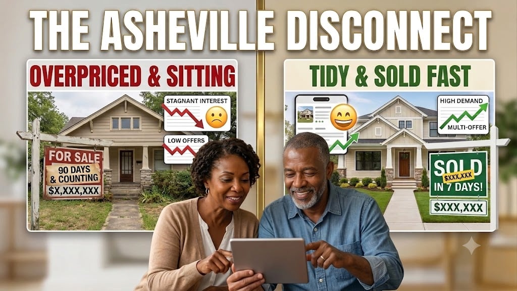 Some Asheville Homes are Sitting while others are selling ( blog featured image)