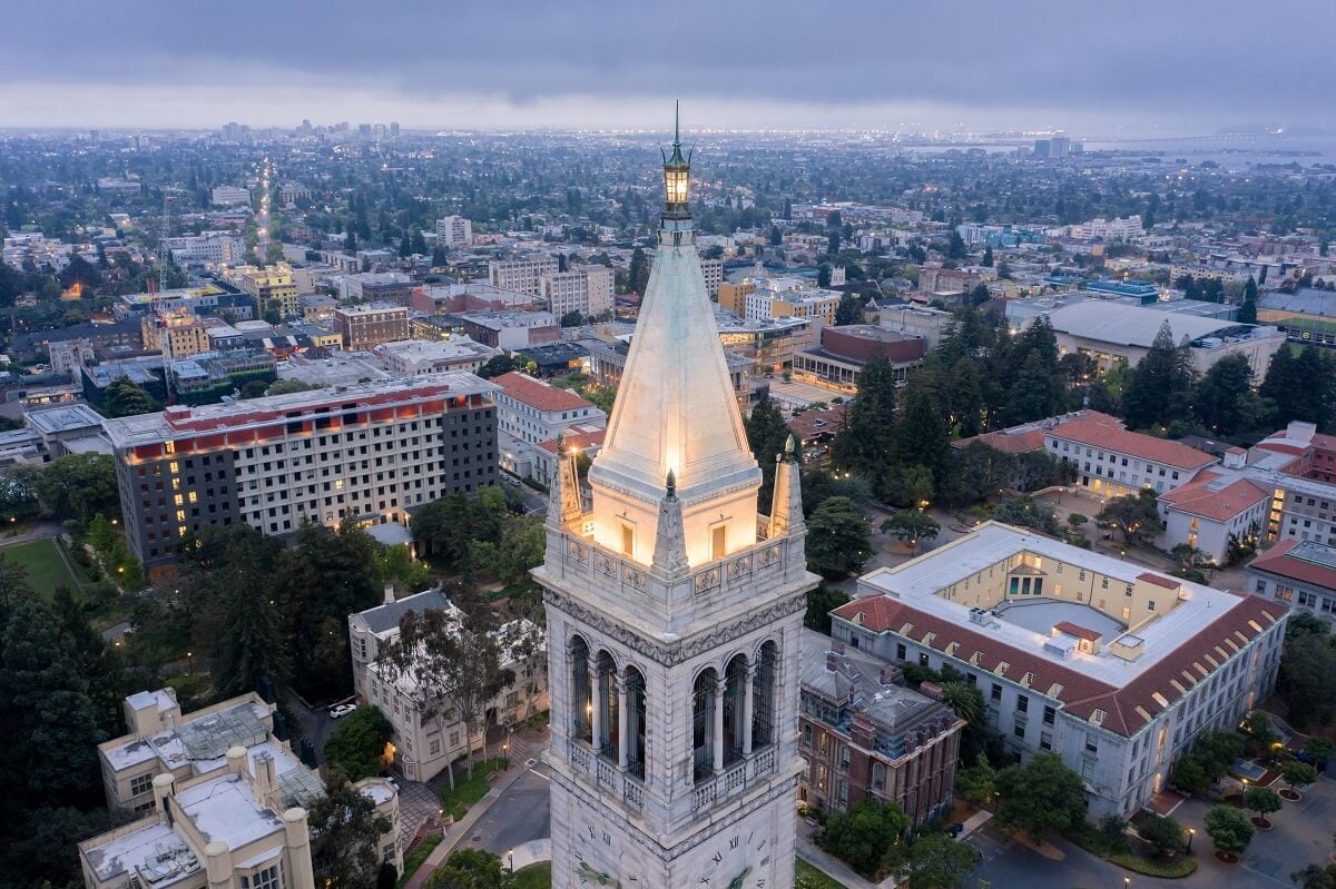 Famous Berkeley Landmark from Above
