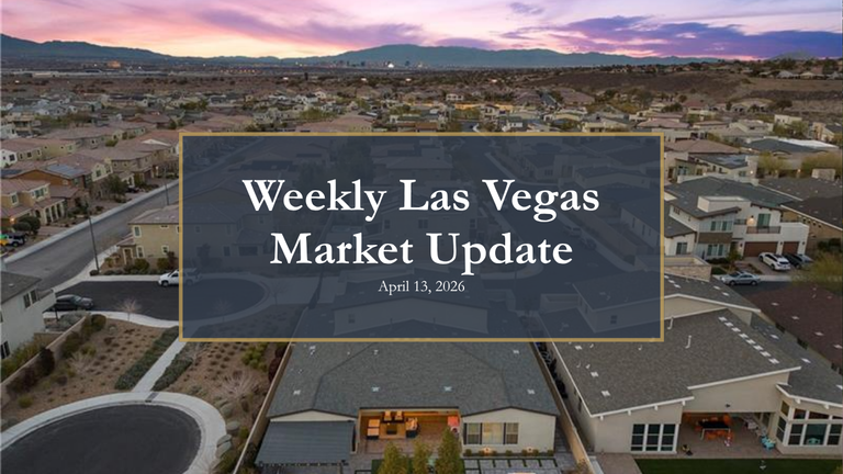 Las Vegas Market Update Apr 13 2026 - Transforming Las Vegas ...