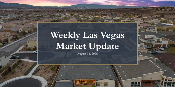 Las Vegas Market Update Aug 31 2026