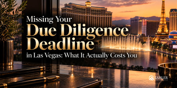 Missing Your Due Diligence Deadline in Las Vegas: &hellip;