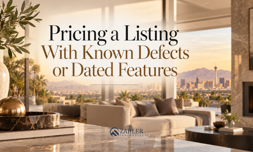Pricing a Listing With Known Defects or Dated Features