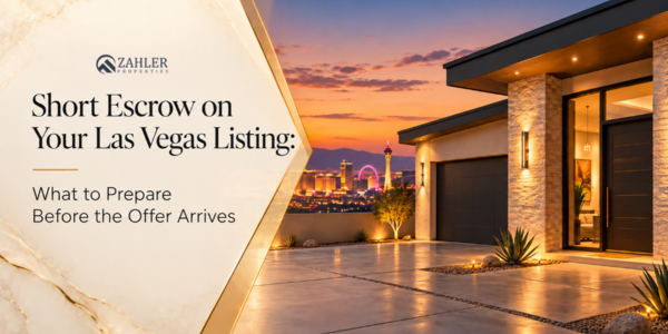 Short Escrow on Your Las Vegas Listing: What &hellip;