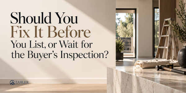 Should You Fix It Before You List, or &hellip;