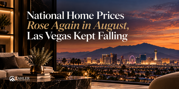 National Home Prices Rose Again in August, Las &hellip;