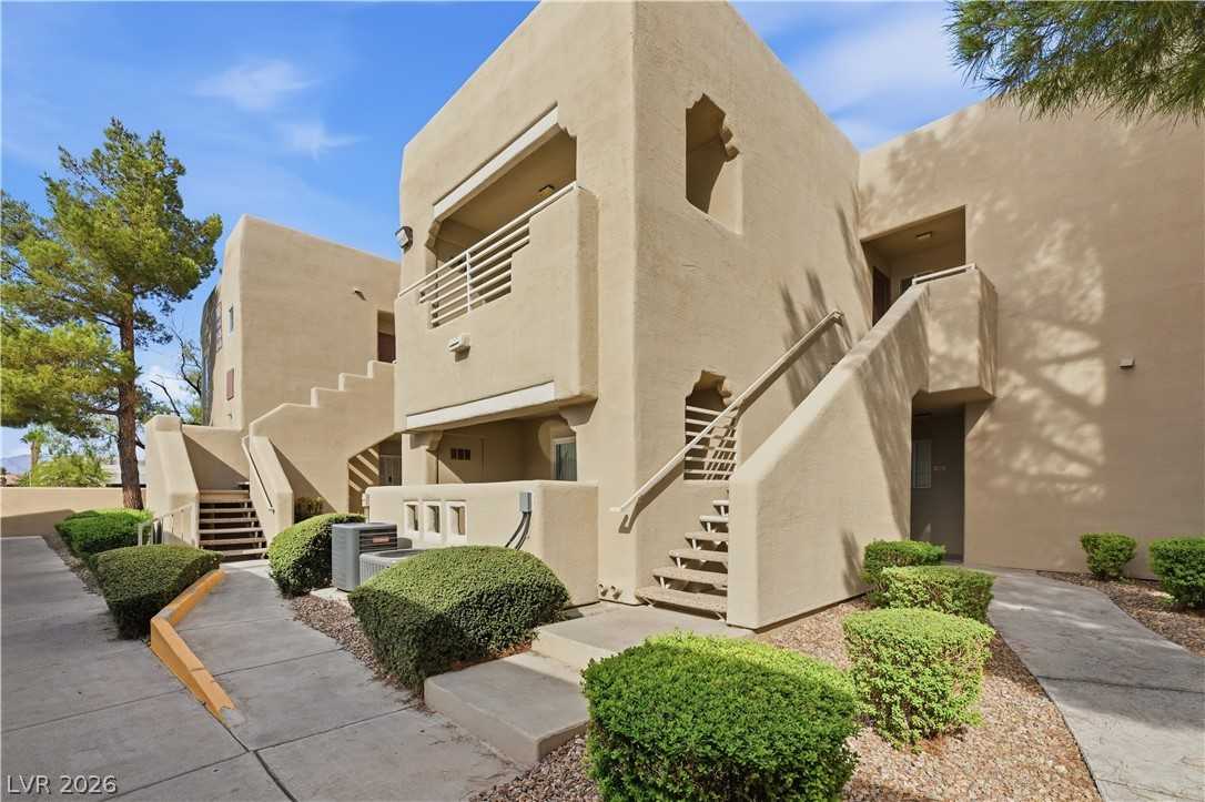 Exterior of 1908 Rio Canyon Court condo building in Summerlin, Las Vegas