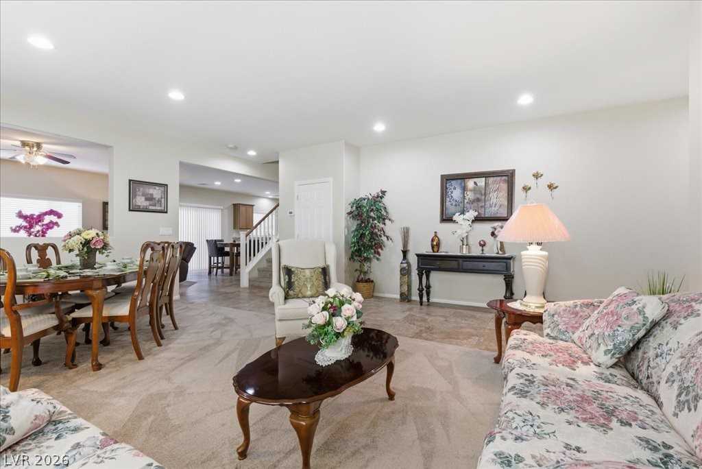 Formal living room at 3413 Pelican Brief Lane in North Las Vegas