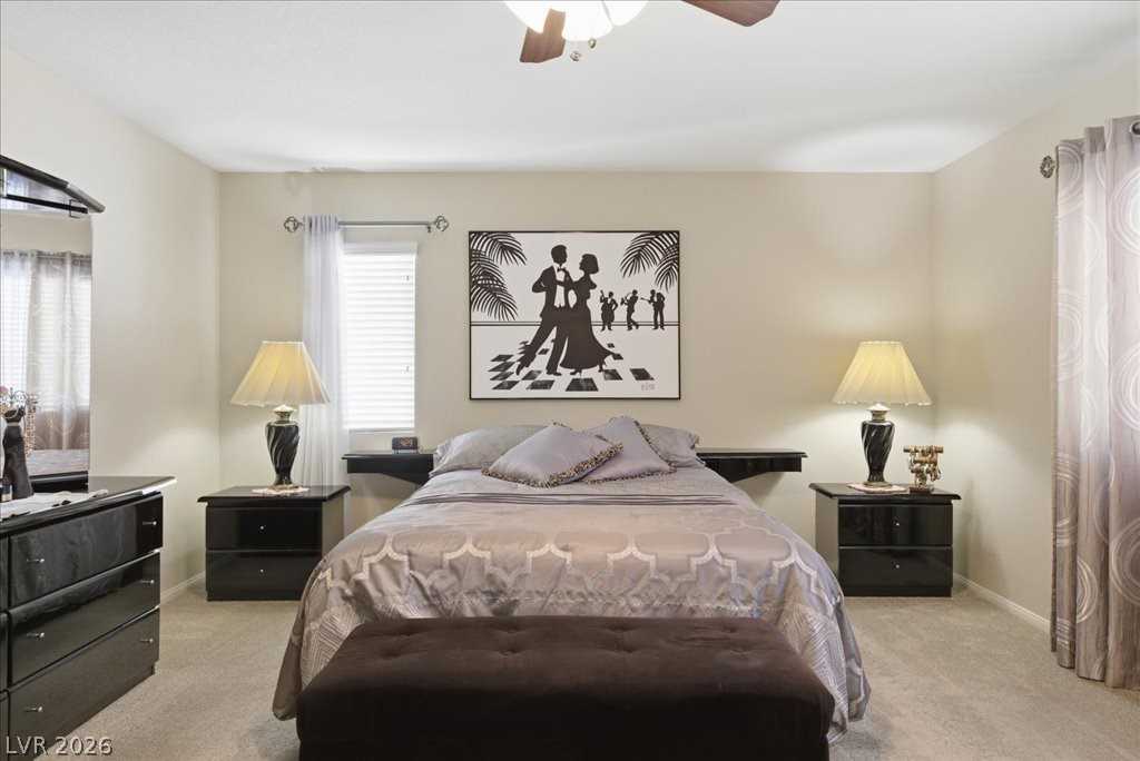 Bedroom at 3413 Pelican Brief Lane in North Las Vegas