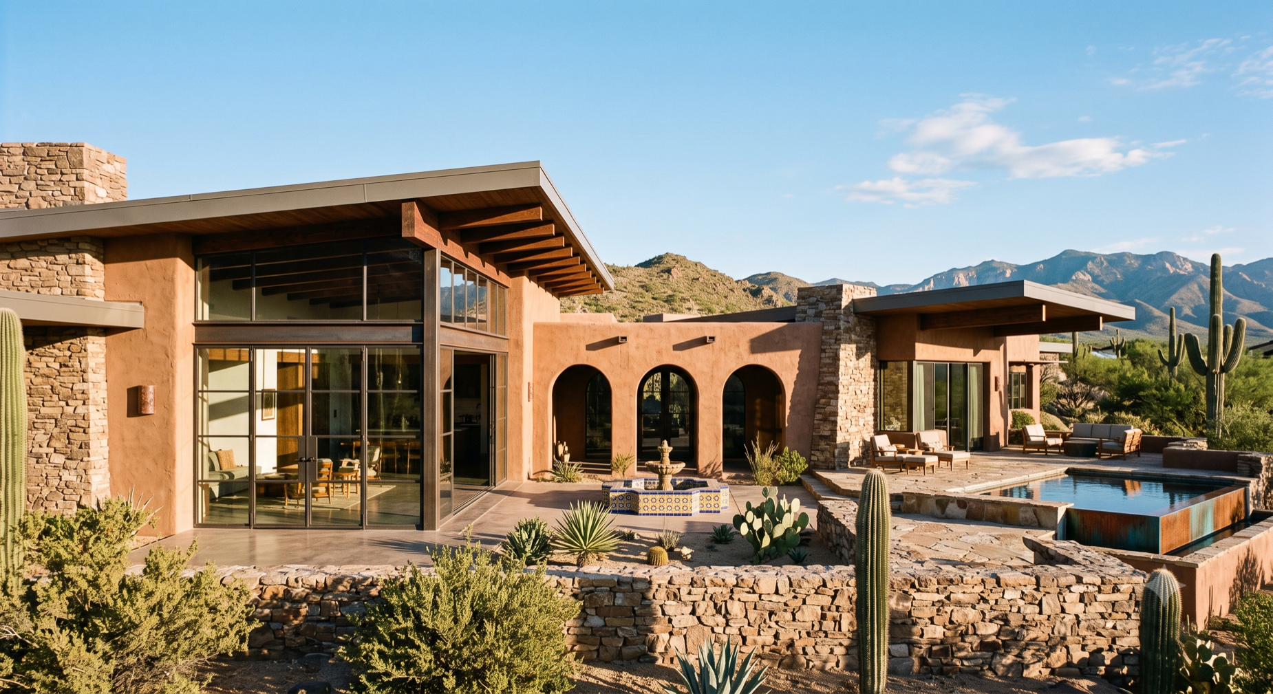 Desert-style custom home in Boulder City Nevada