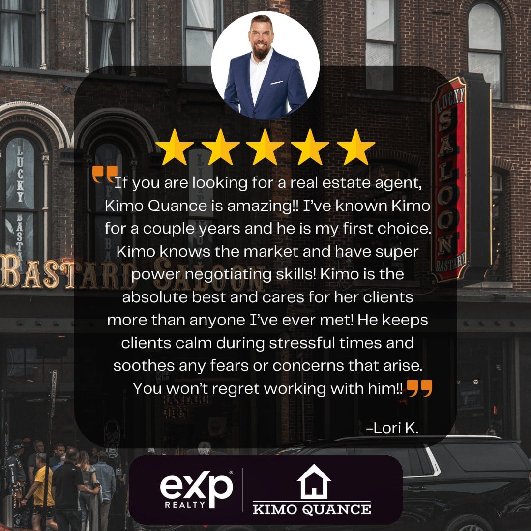 Five star client review of Realtor Kimo Quance, eXp Realty