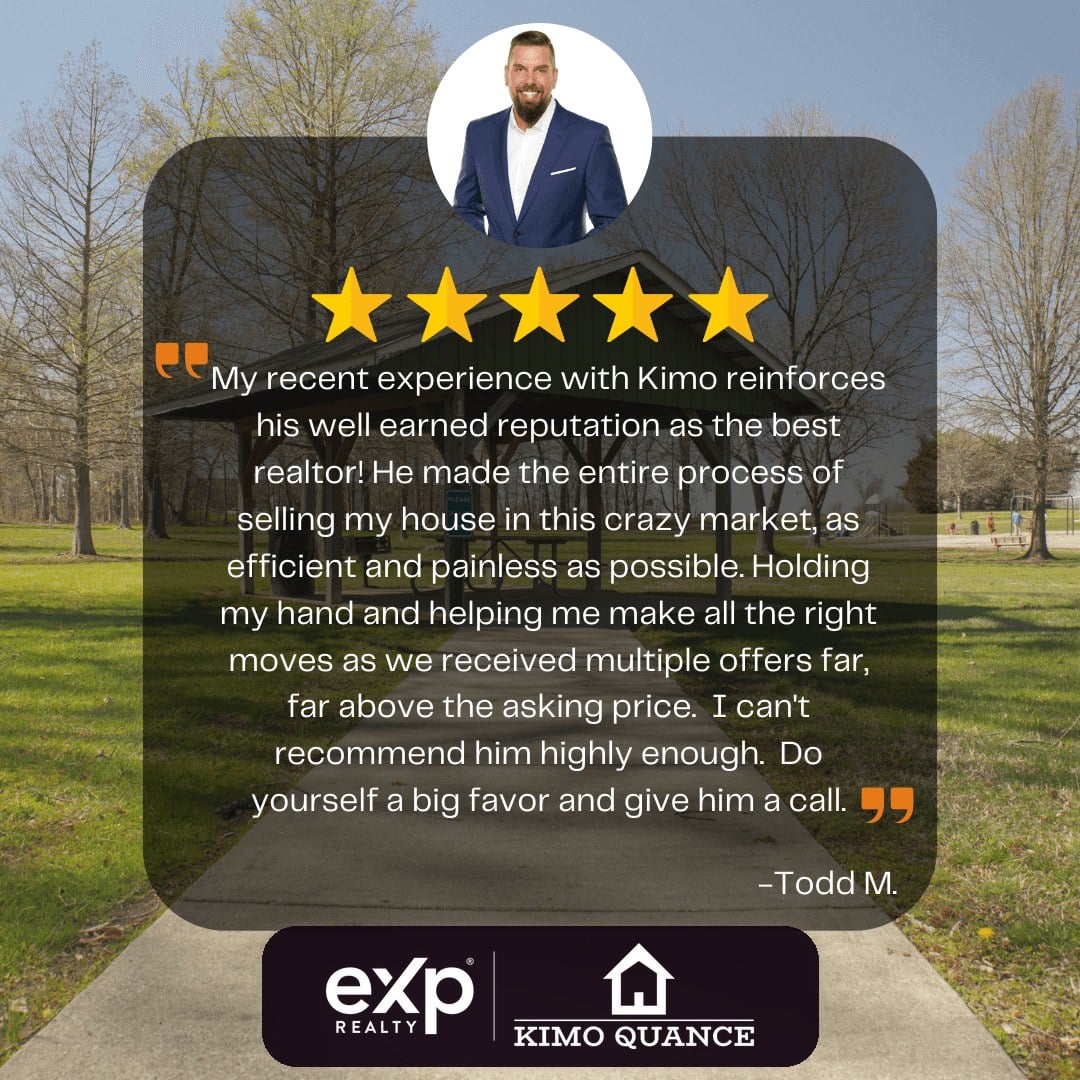 Five star client review of Realtor Kimo Quance, eXp Realty