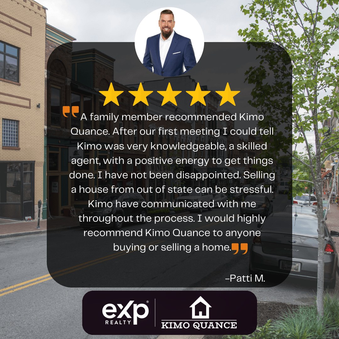 Five star client review of Realtor Kimo Quance, eXp Realty