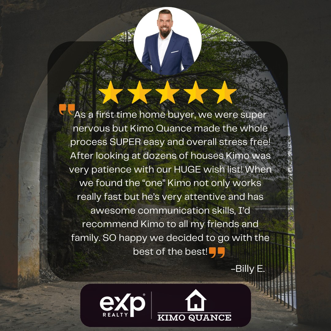 Five star client review of Realtor Kimo Quance, eXp Realty