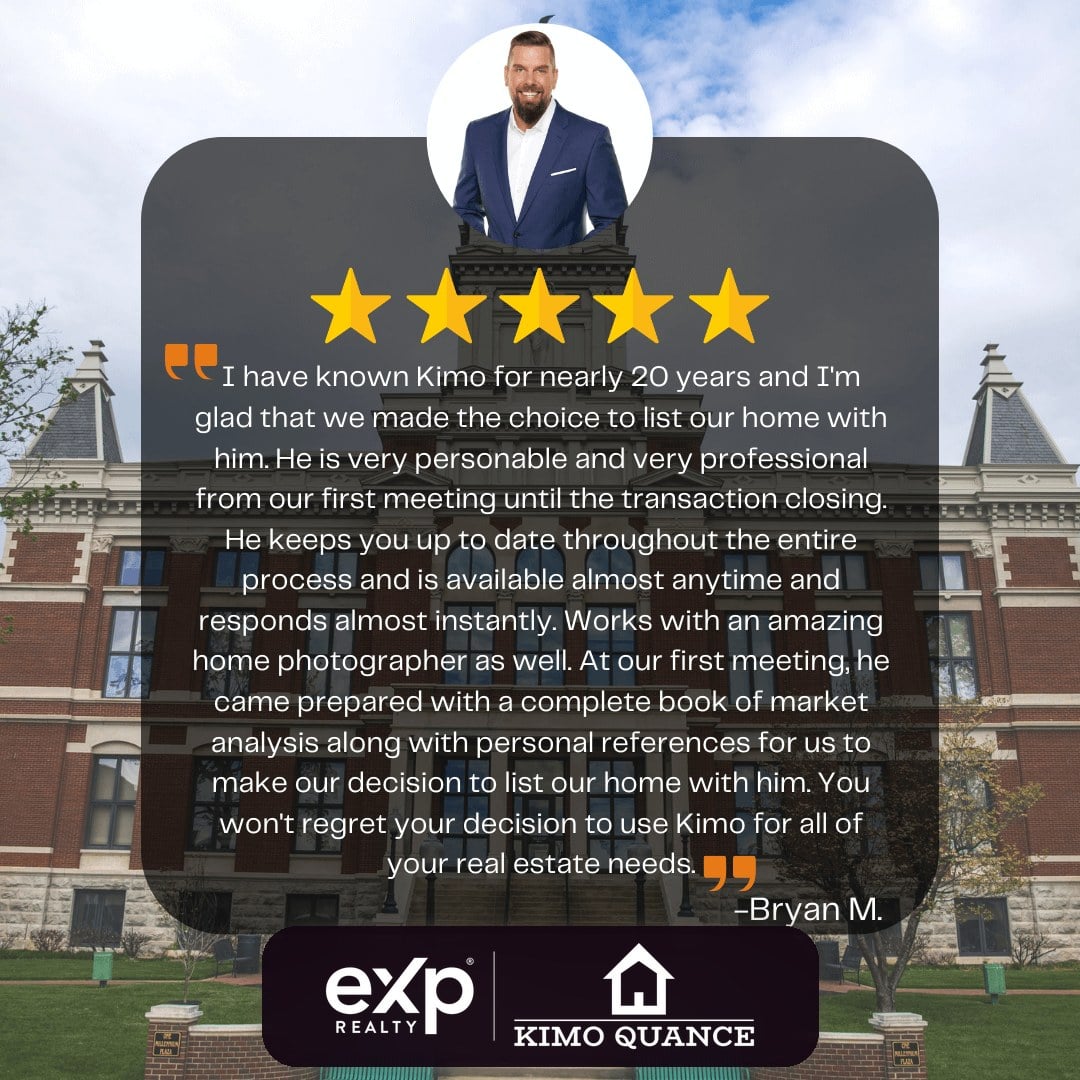Five star client review of Realtor Kimo Quance, eXp Realty