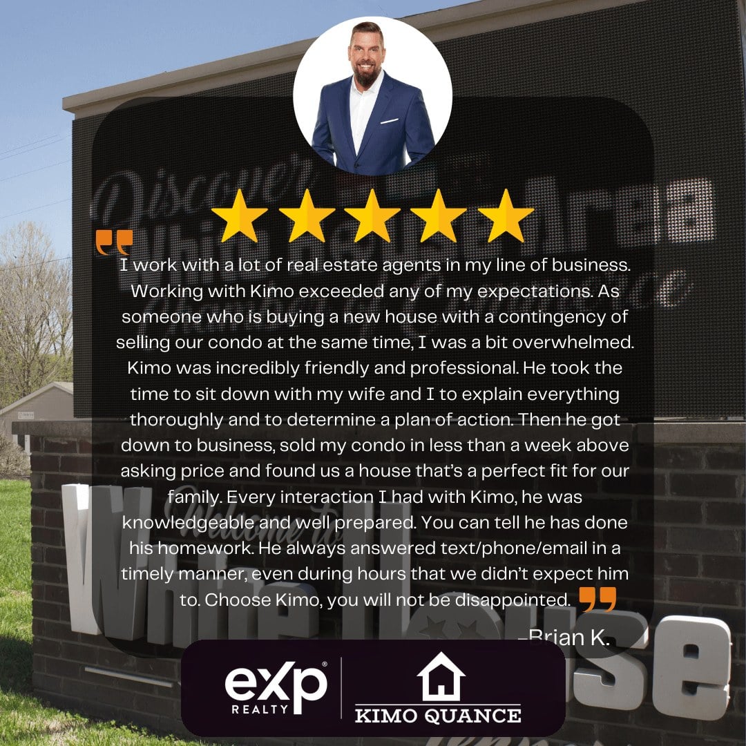 Five star client review of Realtor Kimo Quance, eXp Realty