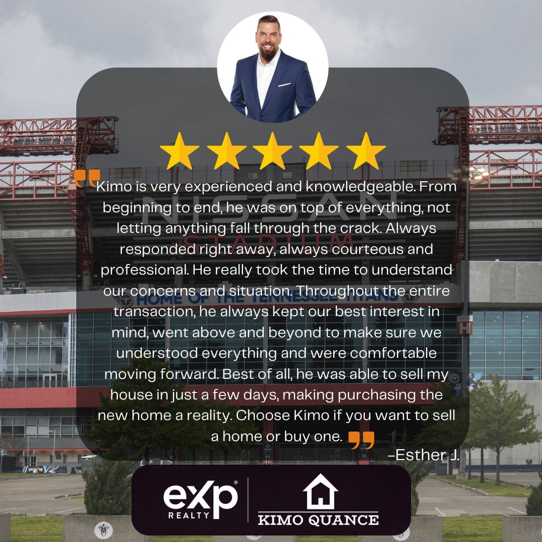 Five star client review of Realtor Kimo Quance, eXp Realty