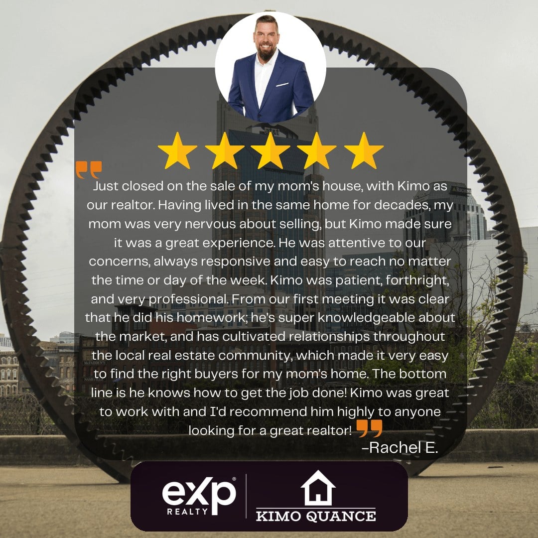 Five star client review of Realtor Kimo Quance, eXp Realty