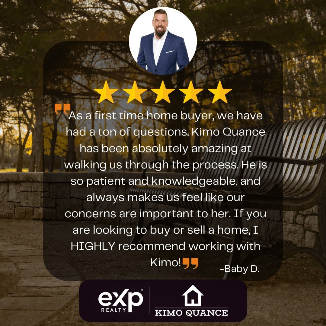 Five star client review of Realtor Kimo Quance, eXp Realty