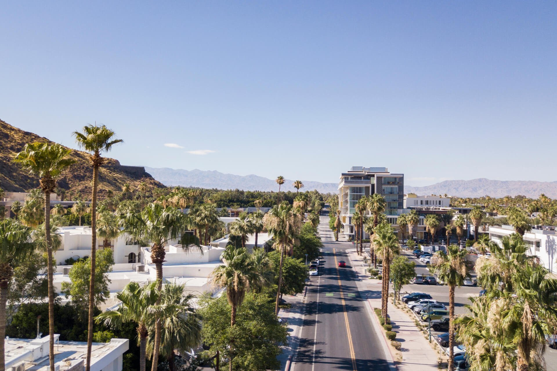 Desert - downtown Palm Springs, California