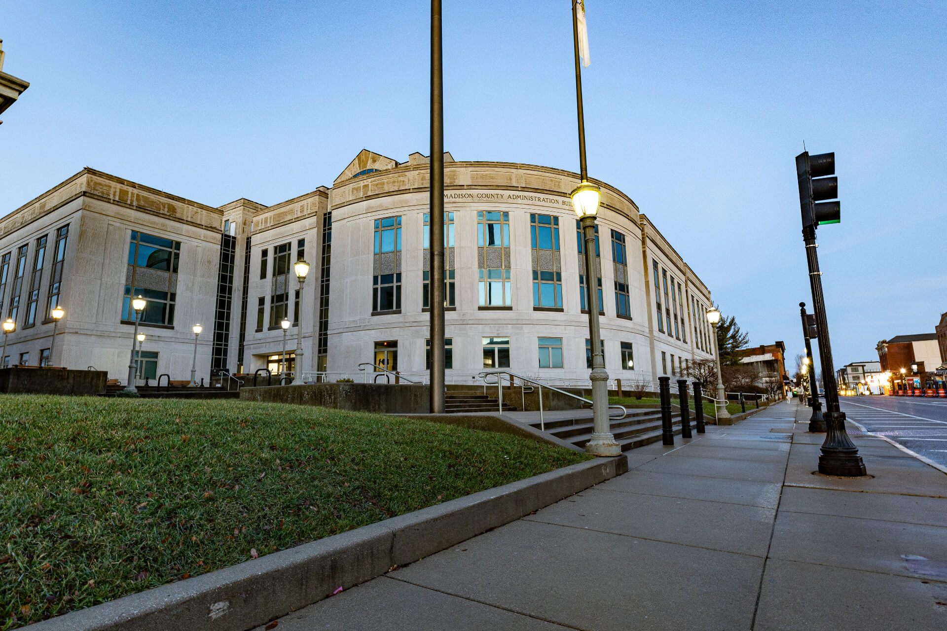 Madison County, IL - Madison county Illinois local administration building located in the regional center city of Edwardsville
