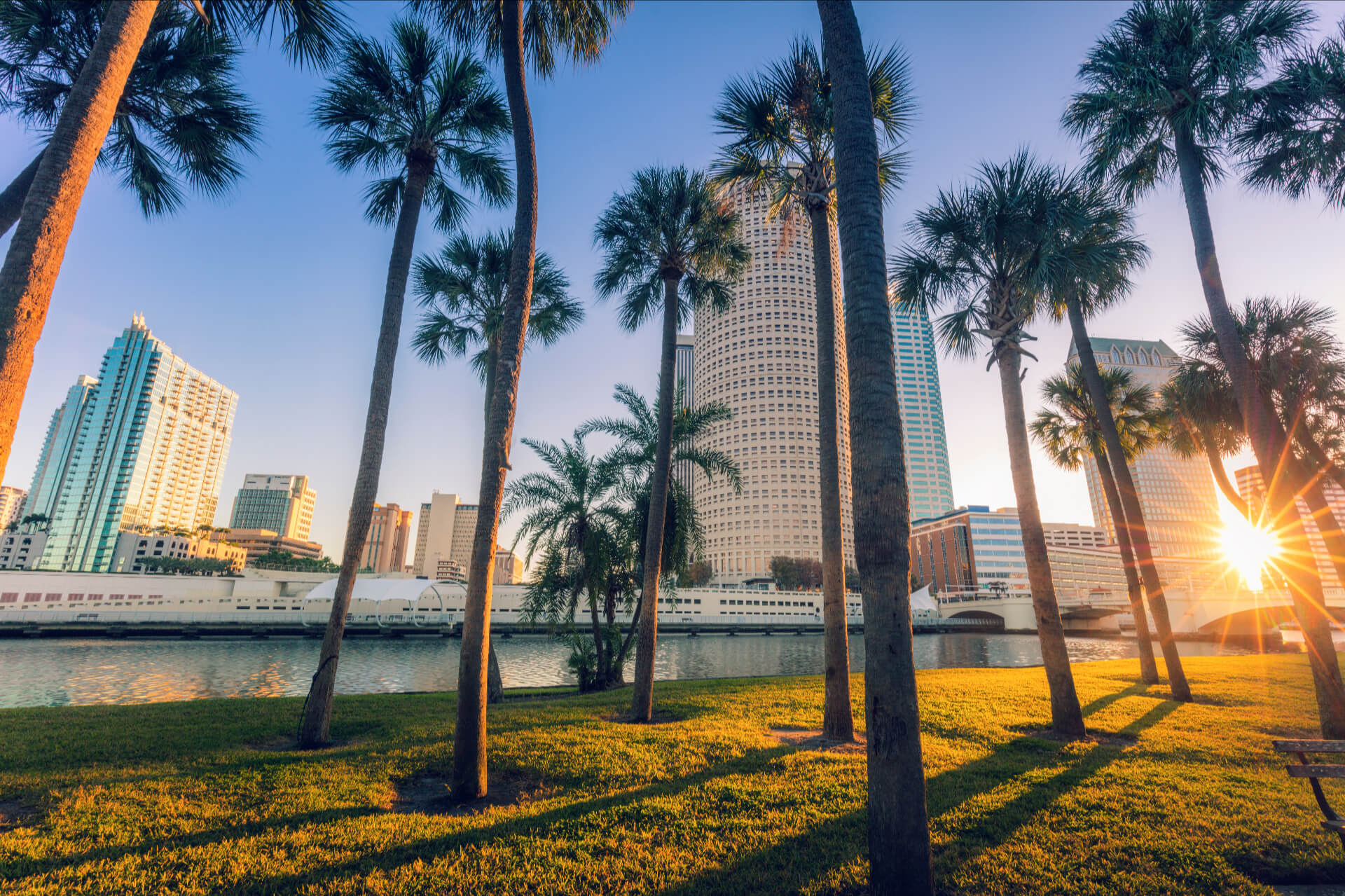 Downtown of Tampa. Tampa, Florida, USA