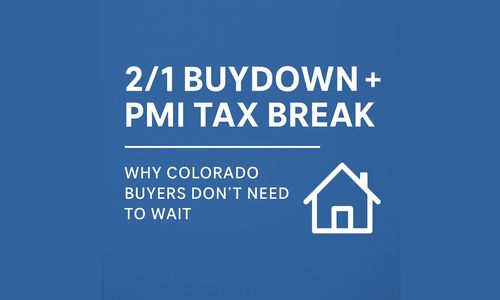 2/1 Buydown + PMI Tax Break: Smart Buying …