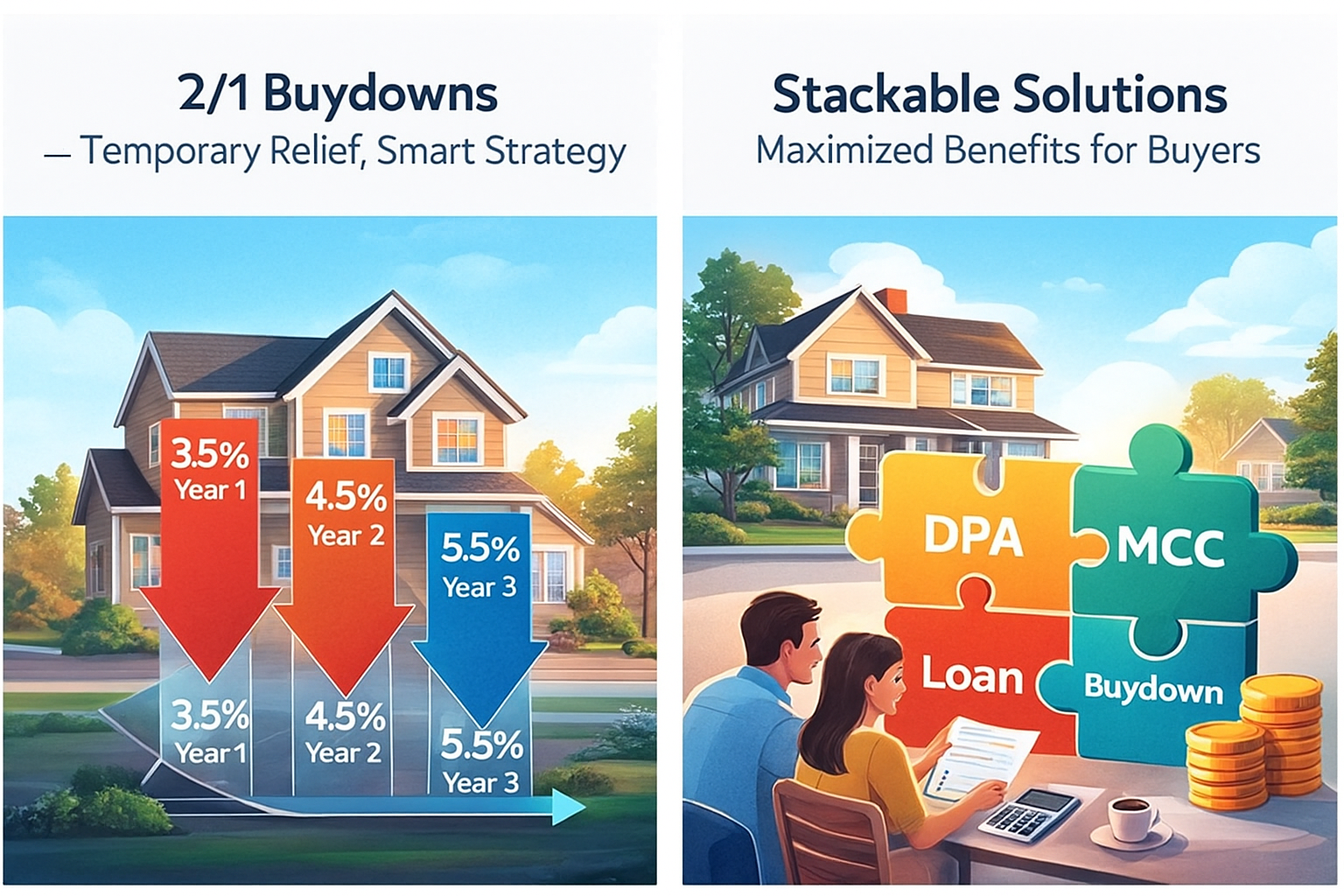 2-1 Buydowns-Stackable